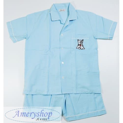 P+P ชุดนอนผู้ใหญ่ ผ้าคอตตอน ลายสก็อต คอปก แขนสั้นขาสั้น ไซส์ XXL