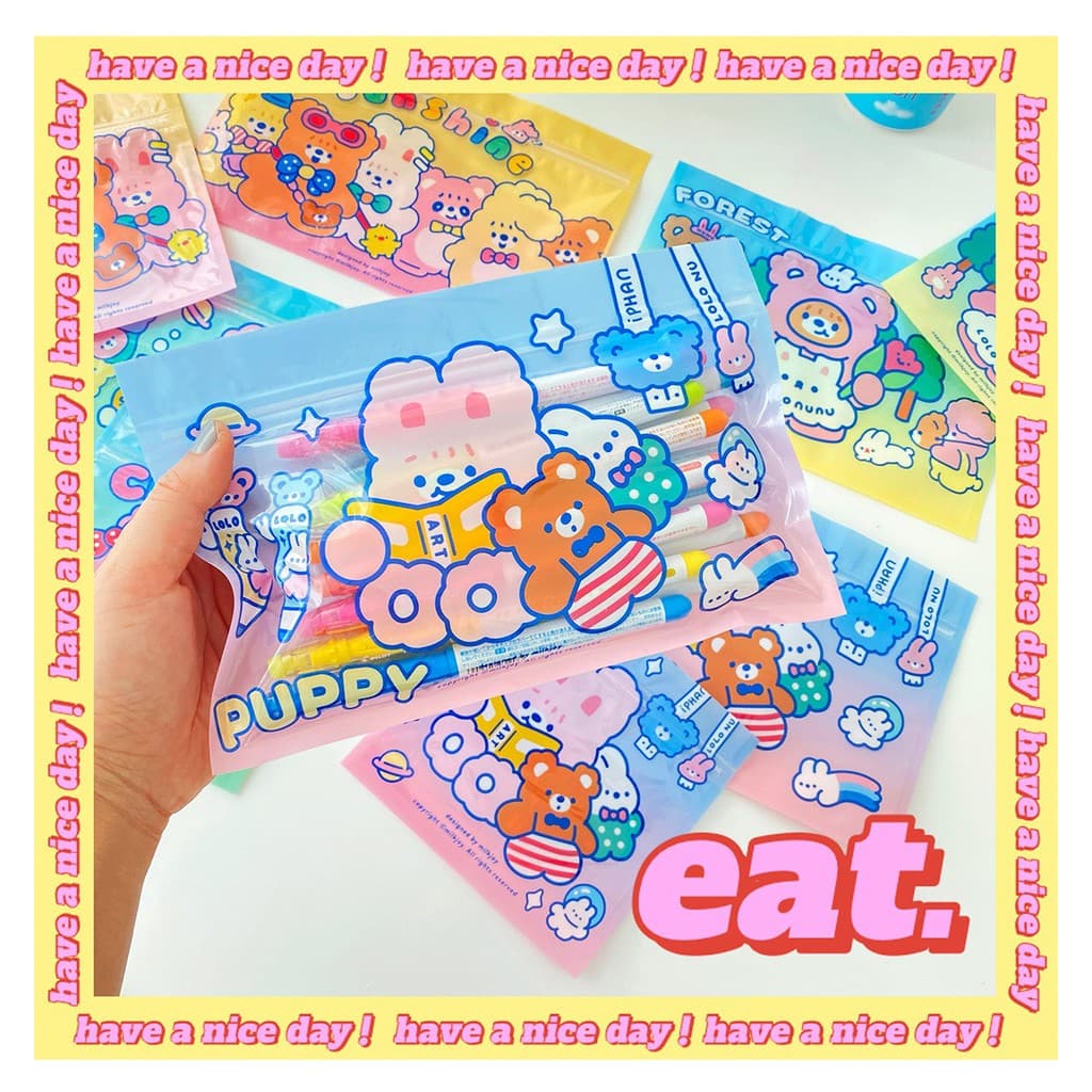 Bentoy Milkjoy กระเป๋าจัดเก็บ DIY กระเป๋าอเนกประสงค์ ลายการ์ตูนกระต่าย NO.ซองnew