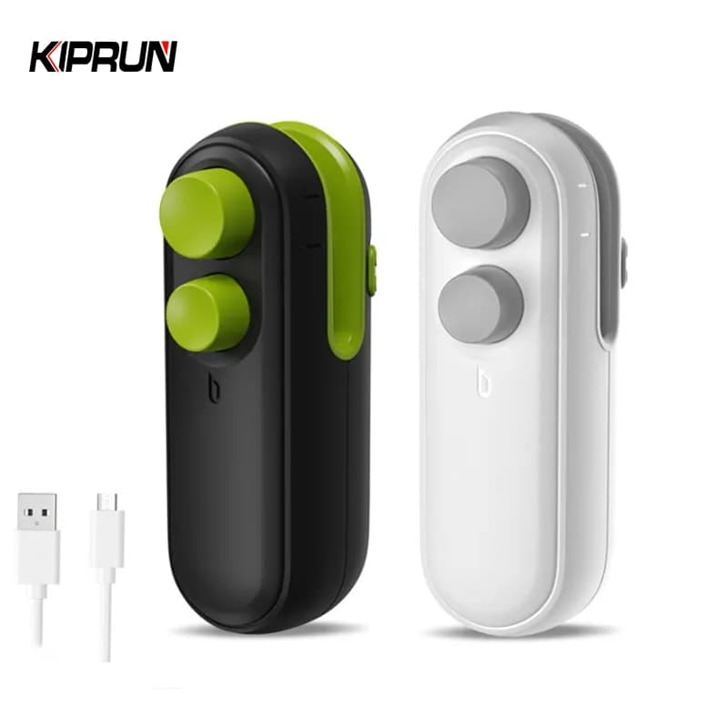 Kiprun เครื่องซีลถุงพลาสติกสุญญากาศ ขนาดเล็ก แบบพกพา ชาร์จ Usb 2 in 1 สําหรับถนอมอาหาร