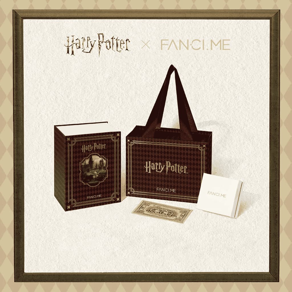 FANCIME x Harry Potter Co-Branded Series Harry Potter สินค้ากล่องเครื่องประดับกล่องของขวัญบูติกกล่องเครื่องประดับกล่องบรรจุภัณฑ์ของขวัญ (ไม่มีเครื่องประดับ)