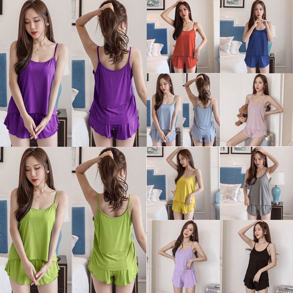 ชุดนอนไซใหญ่ ไซส์3XL ก่อนยืดอก46.ยืดได้ถึง50 สินค้าพร้อมส่ง รุนSDY