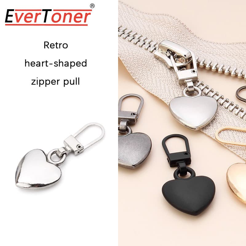 หัวซิปรีพลAceMetalสำหรับกระเป๋าและเสื้อผ้าของEverToner