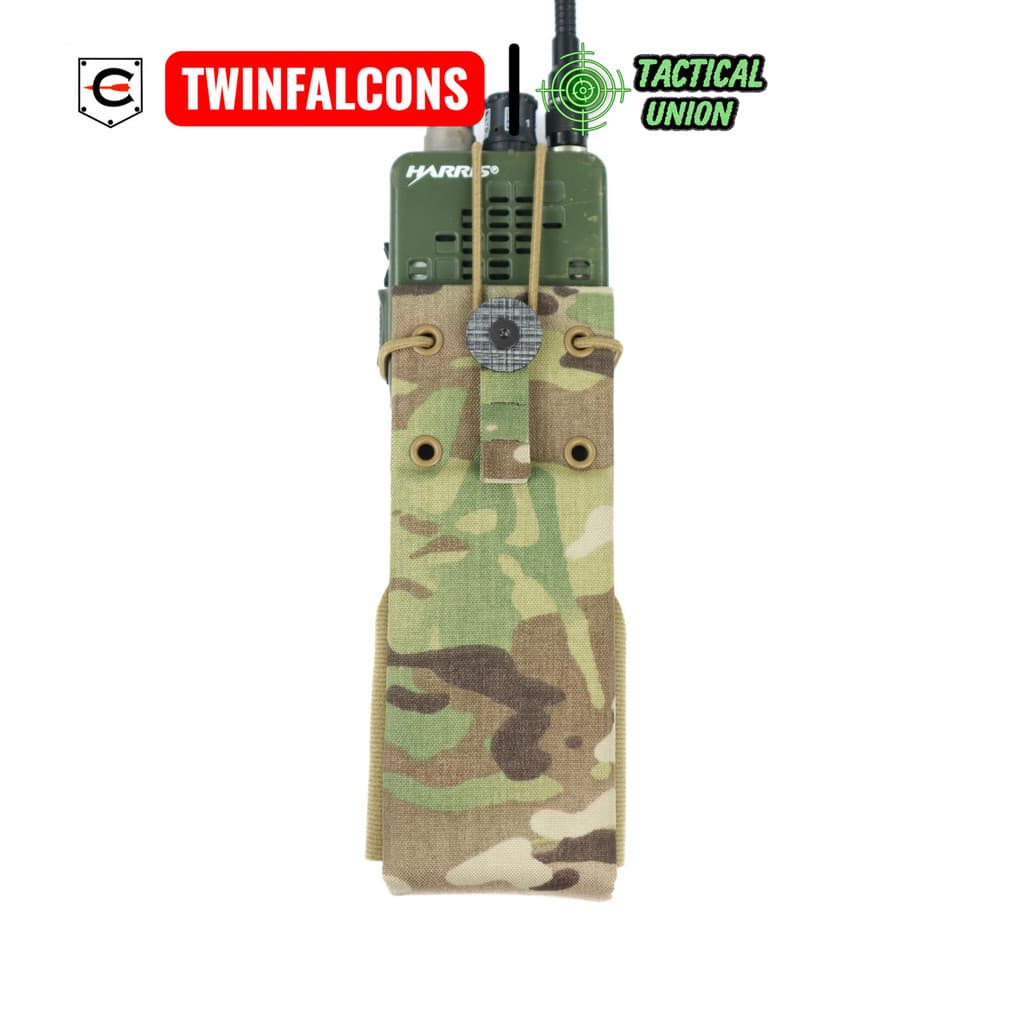 TWINFALCONS RADIO POUCH FERRO PRC 152 148 MOTOR WALKIE TALKIE TERGIS BAG[TW-P146]