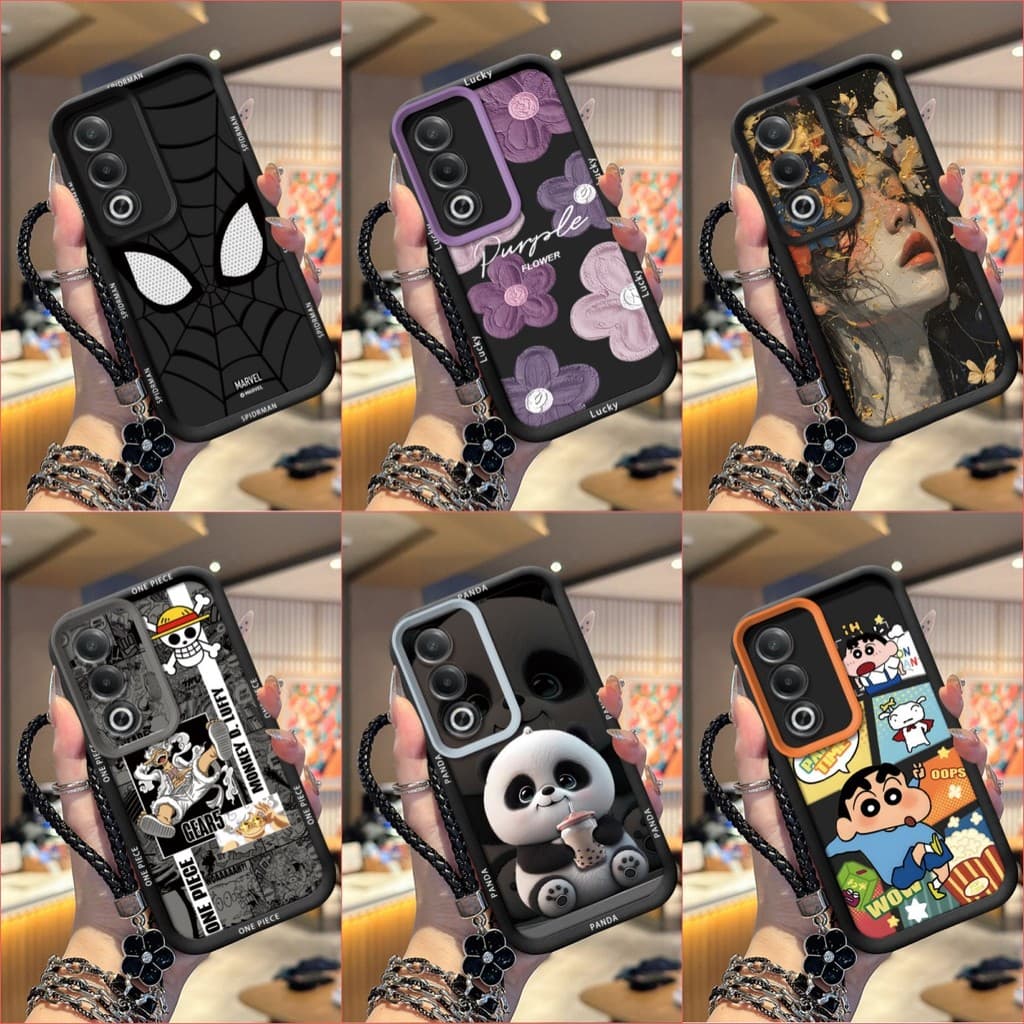 สําหรับ OPPO A3 PRO 5G ซิลิโคน TPU anti drop เคสโทรศัพท์ความงามน่ารักการ์ตูนที่กําหนดเอง SMT ดอกทานตะวัน Rainbow ออกแบบใหม่สําหรับสาว