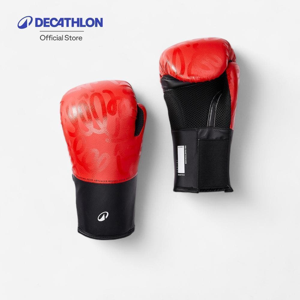 Decathlon Kids' Boxing Gloves นวมชกมวยสำหรับเด็ก - Red