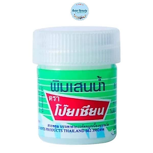 📍 (1กระปุก)  โป๊ยเซียน พิมเสนน้ำ แบบสำลี 8 cc Poy Sian Menthol & Camphor Medicated Cotton 8cc