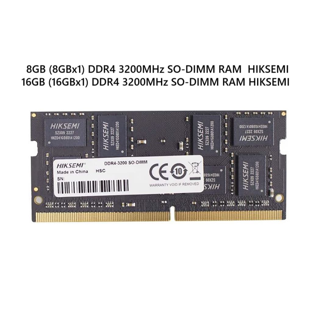 RAM NoteBook (หน่วยความจำ) 8GB / 16GB DDR4 3200MHz SO-DIMM HIKSEMI  - ประกันตลอดการใช้งาน