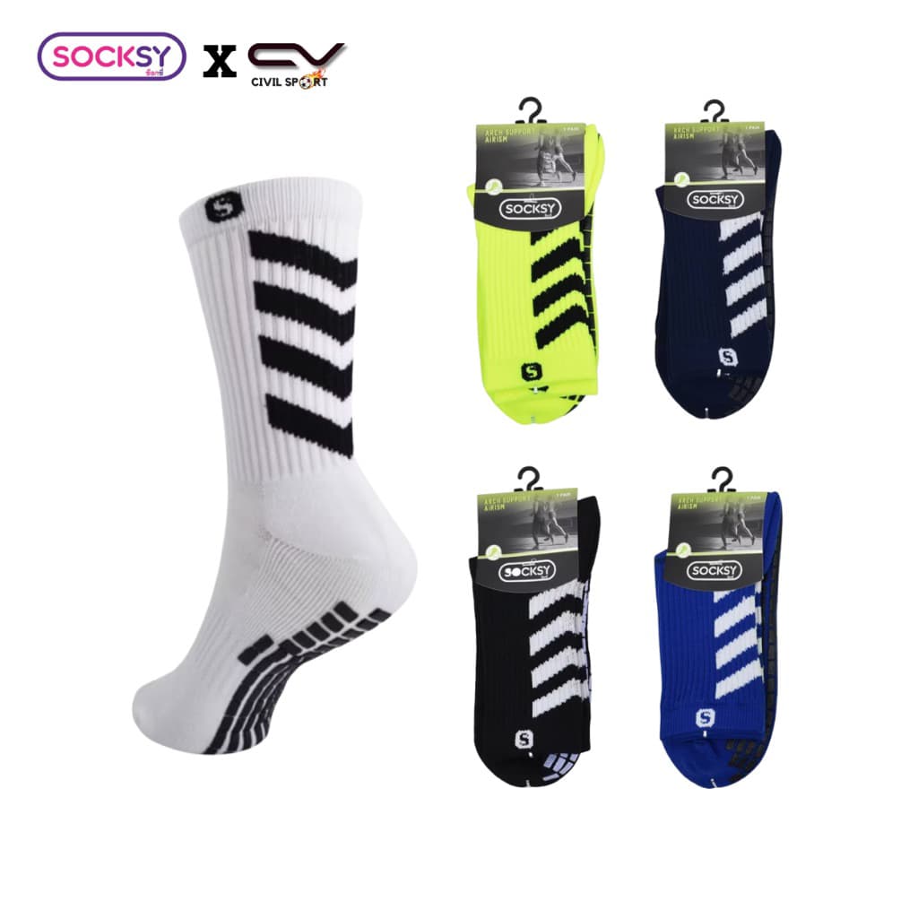 ถุงเท้ากันลื่น ถุงเท้าฟุตบอล SOCKSY FA-0002 ของแท้ 100%