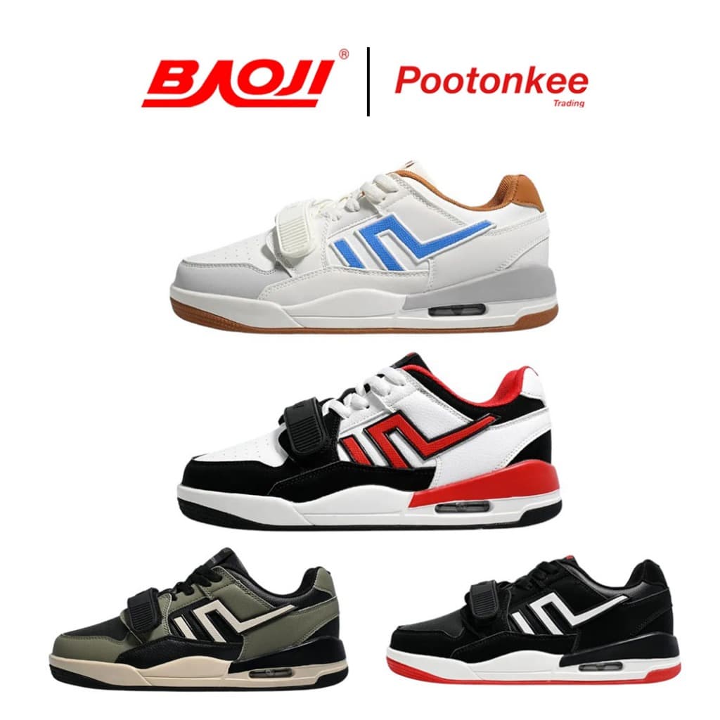 **BAOJI** [ลิขสิทธิ์แท้ ตัวแทนขายเอง] (BJM-1122) รองเท้าผ้าลำลอง ยืนนานๆเดินนานๆ //มีเสริมยางกันลื่น// ผู้ชาย สูง 3.5 ซม