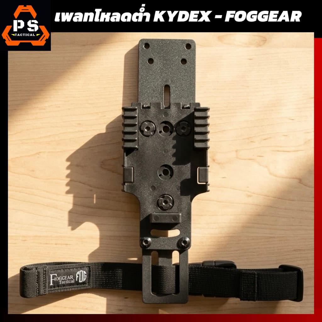 Fog Gear เพลทโหลดต่ำ(ปรับความสูงต่ำได้) KYDEX LOW RIDE