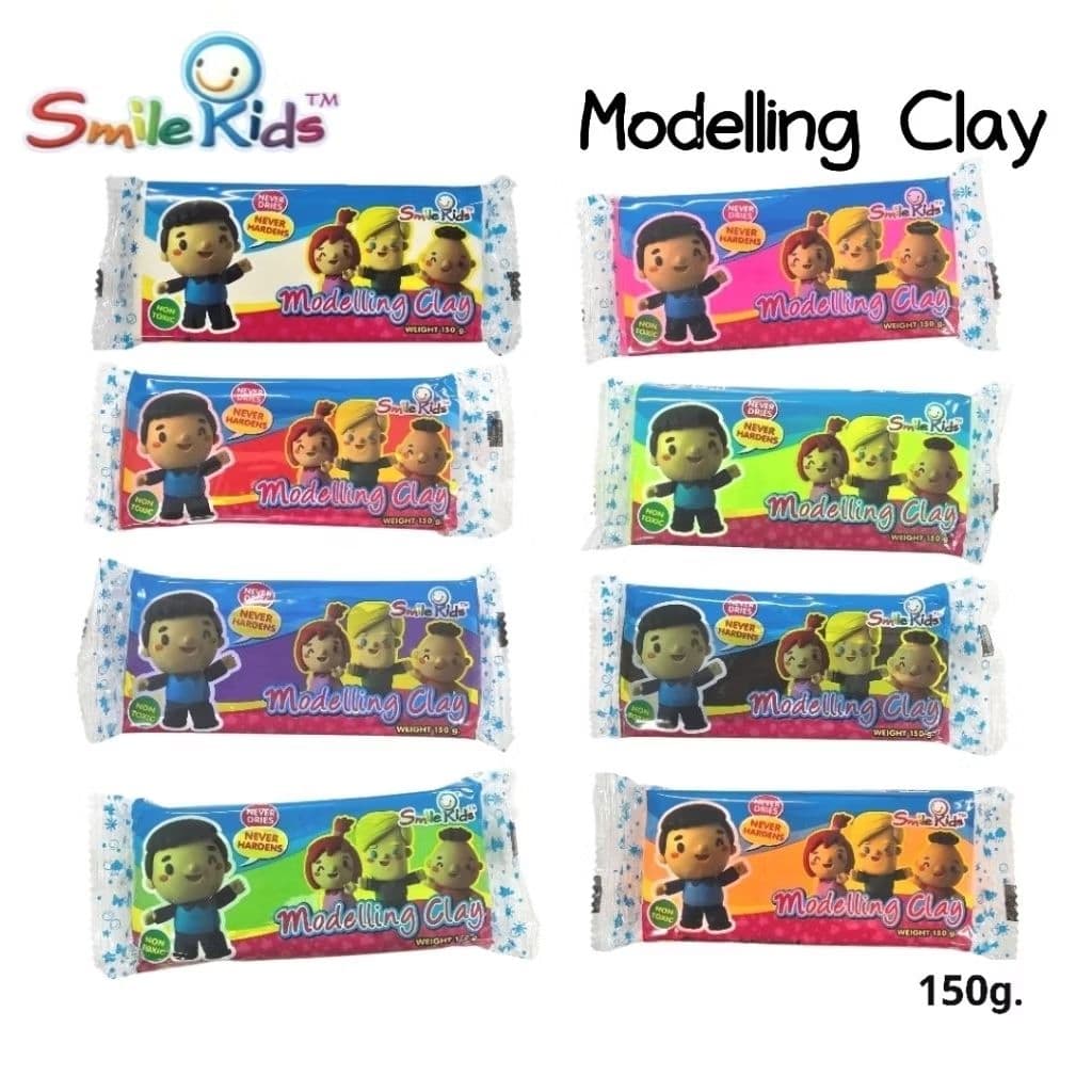ดินน้ำมันไร้สารพิษ ดินน้ำมัน Smile kids ดินน้ำมัน เสริมสร้างพัฒนาการเด็ก ดินน้ำมัน