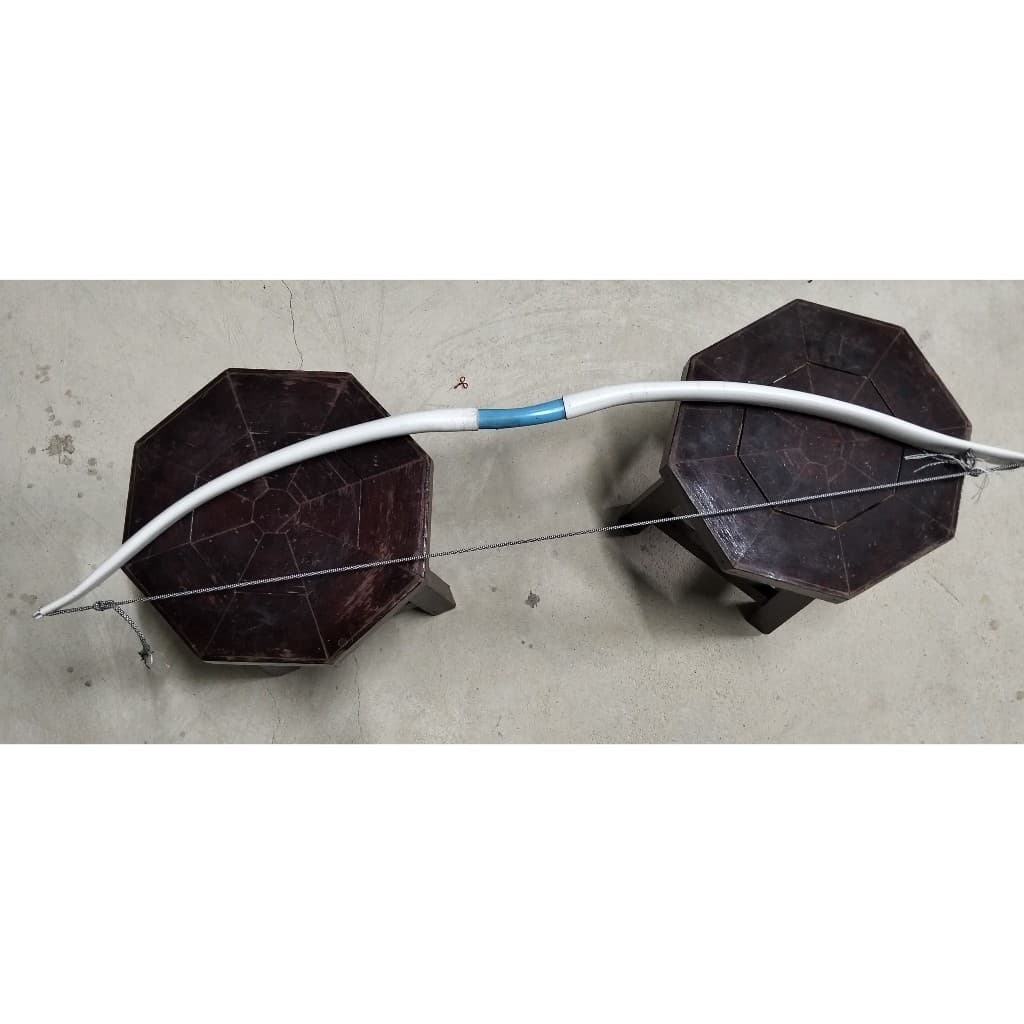 ธนูโบราณอุปกรณ์ทางการกีฬา(ธนูpvc)ความแรงอยู่ประมาณ17-20pounds