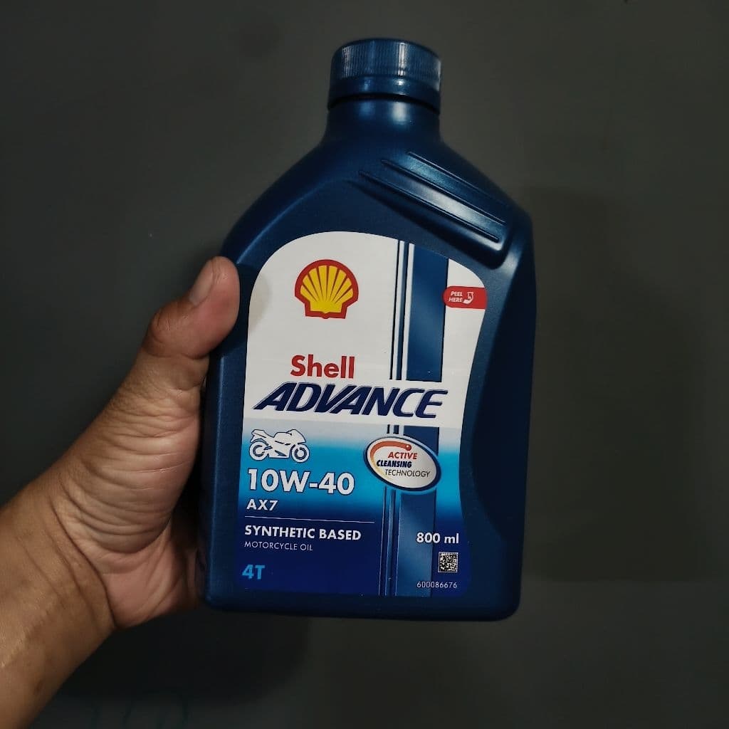 [ส่งฟรี มีส่วนลด] น้ำมันเครื่องเชลล์ AX7น้ำมันเครื่องกึ่งสังเคราะห์ 10w-40 (800ml) น้ำมันเฟืองท้ายเชลล์15w-40 (120ml)