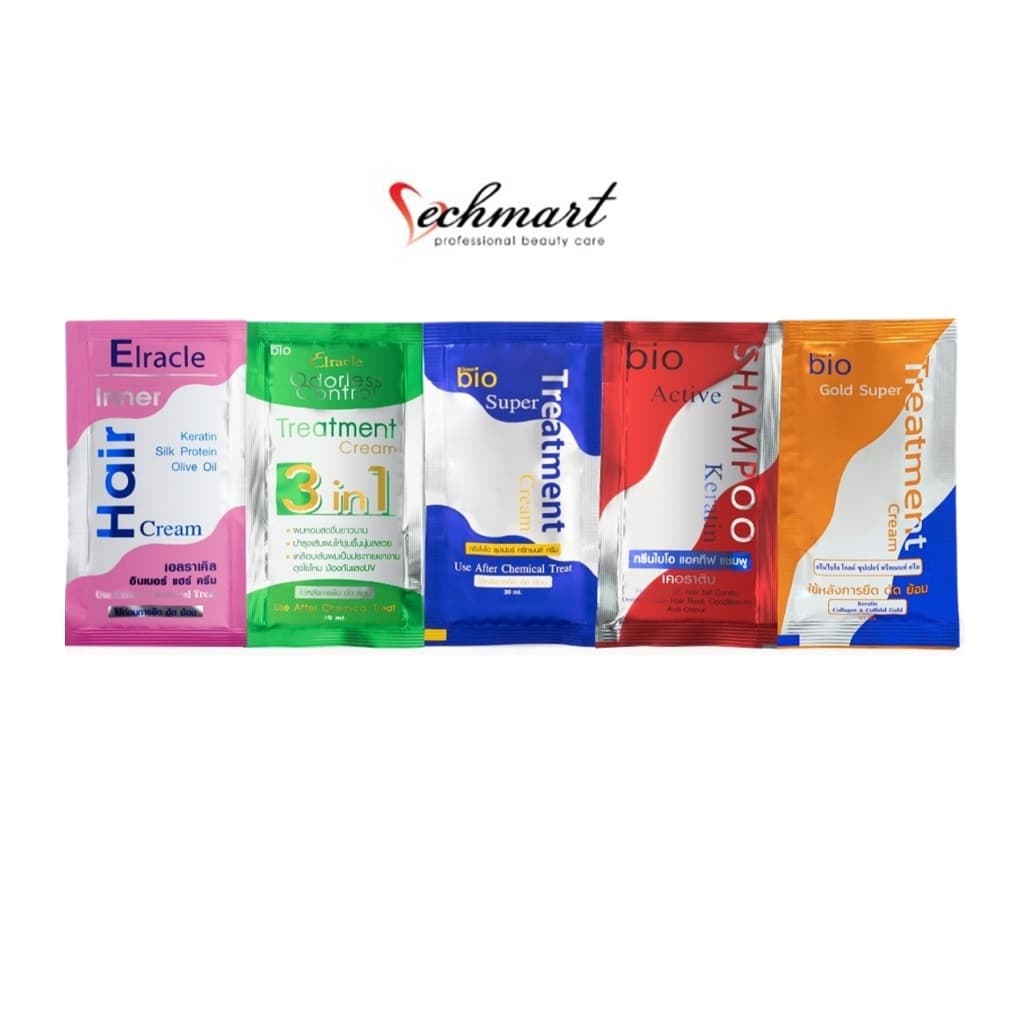 (ราคา 1 ซอง) ไบโอ ทรีทเม้นท์ผม / แชมพู  Vechmart Bio treatment