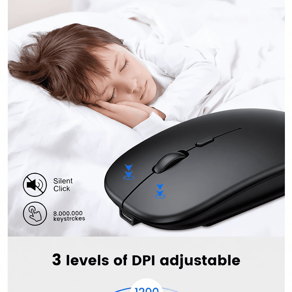 เมาส์ไร้สาย แบบบลูทูธ