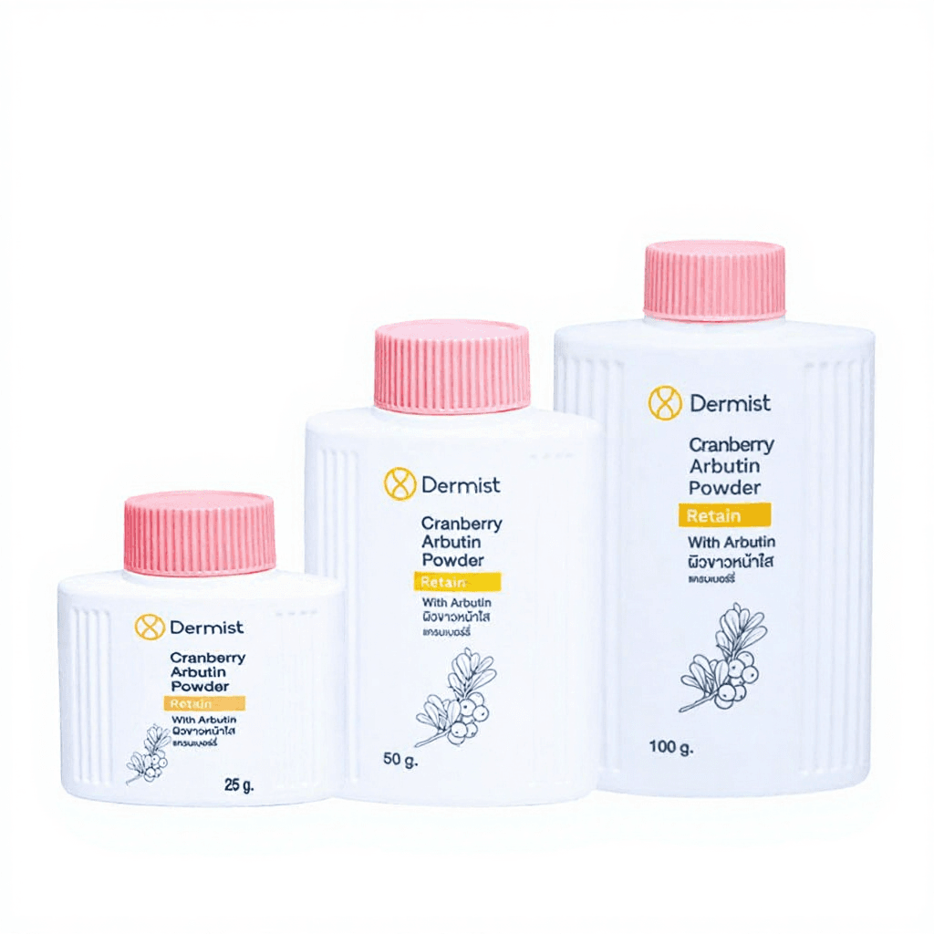 แป้งเดอร์มิสท์ เนื้อละเอียด แป้งฝุ่นคุมมัน ป้องกันสิว ช่วยให้ผิวขาว