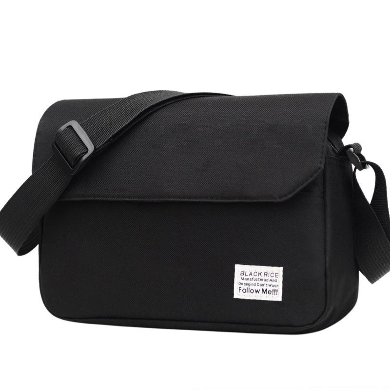 กระเป๋าสะพายผ้าแคนวาส ขนาด 28x18x8 ซม. น้ำหนักเบา ทนทาน มีหลายสี