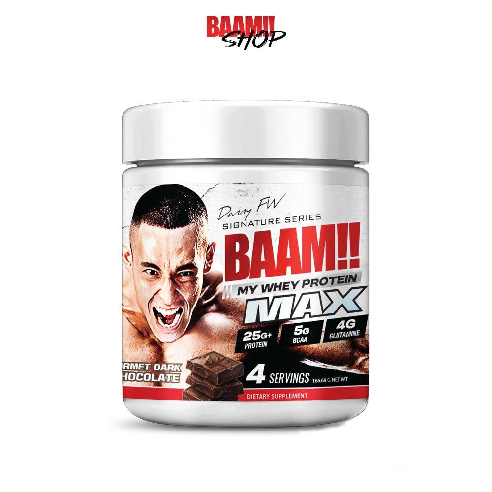 BAAM MY WHEY PROTEIN MAX (4 SERVINGS) | โปรตีนคุณภาพดีในราคาที่คุ้มค่า | FITWHEY