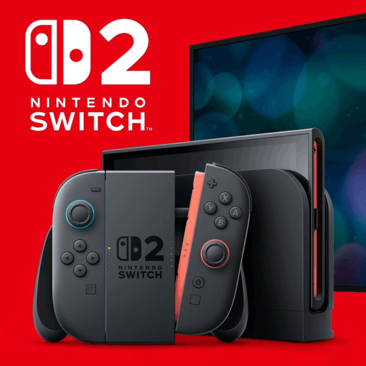 Nintendo Switch 2 เครื่องเกมคอนโซลรุ่นใหม่ล่าสุด จอ OLED 7 นิ้ว สีสวยคมชัด รองรับ 4K เล่นได้ทั้งแบบพกพาและต่อทีวี ประสิทธิภาพเร็วแรง เล่นเกมได้ลื่นไหลทุกที่ทุกเวลา